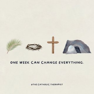 Regardless of where you are, where you have been, or what you think the future holds, hope maintains. One week can change everything. 

Easter is coming!

#holyweek #lent #hope #thecatholictherapist