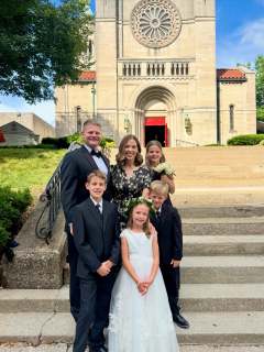 Nearly 14 years ago we were married in this church, and this weekend we returned with our four children to celebrate the marriage of my sister-in-law and new brother-in-law. I am overwhelmed with gratitude!

Gratitude for the Church. 
Gratitude for marriage.
Gratitude for my husband. 
Gratitude for my children. 
Gratitude for family. 
Gratitude for the Lord’s many blessings. 

Everything is a gift and I am unworthy, but God is so good! Thankful is an understatement 🤍

#thankful #marriage #thecatholictherapist