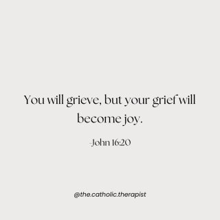 If you are grieving, please know that God has not forgotten you in your grief. He is near the brokenhearted and promises joy and healing. There is great hope for you even in the midst of pain.

St. Elizabeth Ann Seton, patron saint of grief, pray for all those who are grieving 🙏

#grief #spiritualhealing #dailygospel #thecatholictherapist
