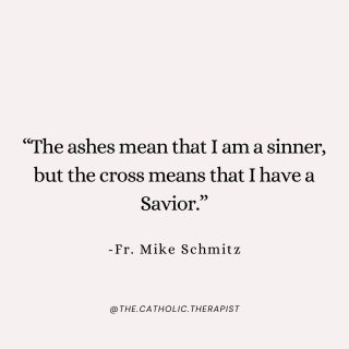Let’s enter this Lent with repentance for our sins and gratitude for our Savior. He is so good! ✝️🩶

#ashwednesday #lent #thecatholictherapist
